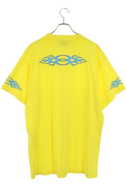 Balenciaga 24SS 787349 Tqvw7 Used Flame Logo Oversized T-shirt Men 1