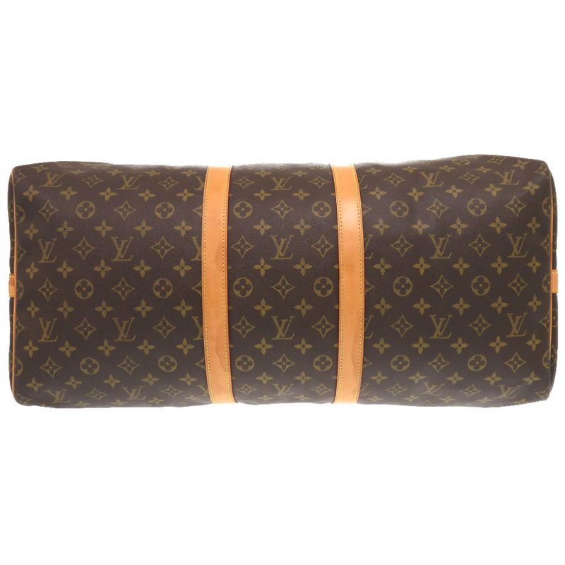 Louis Vuitton Keepall Bandoliere 60 Monogram M41412 Boston Bag LV 1852 Louis