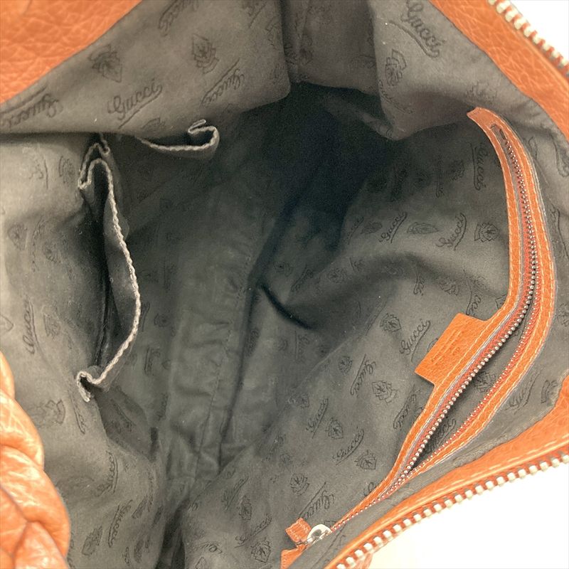 Gucci Shoulder Bag Leather 257090 Pink Silver Hardware D7608708 Bamboo Full