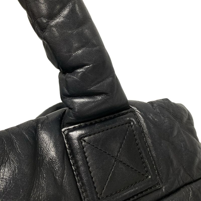 Chanel Tote Bag Coco Cocoon PM Black Lambskin