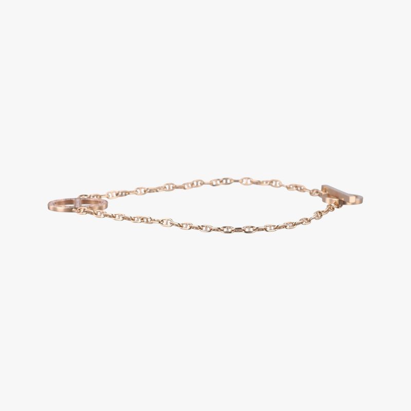 Hermes Chaine d'Ancre Contour Gold Necklace