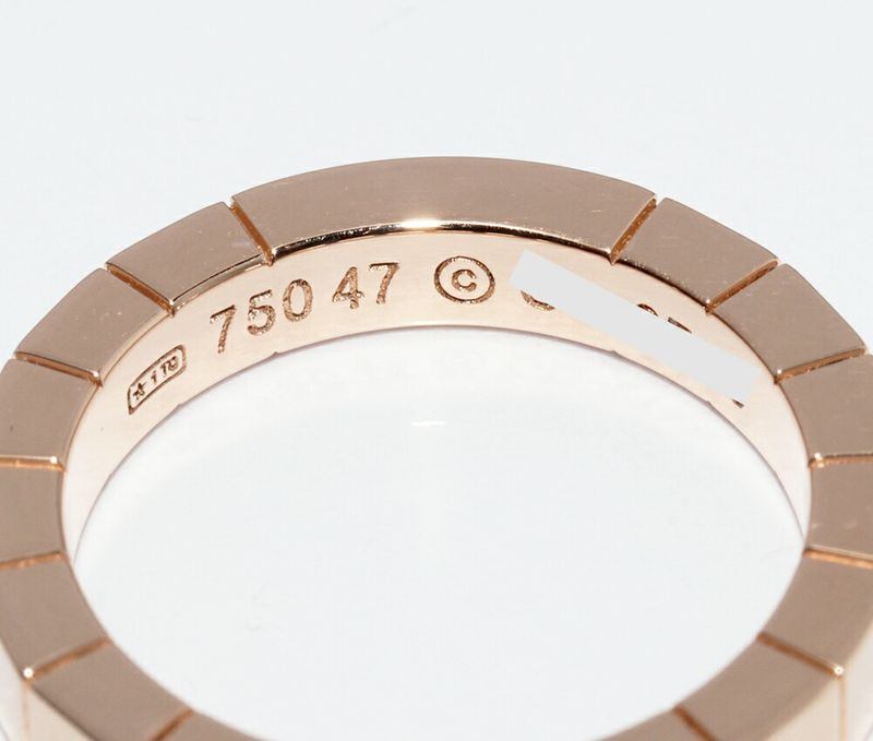 Cartier Rings 18K Pink Gold Lanier Ring Width 3mm (012in) B40483