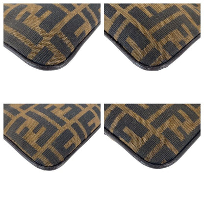 Fendi Zucca Mamma Bucket Brown Canvas 2241 26766 009 Shoulder Bag Handbag Women