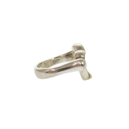Tiffany & Co Open Heart Silver 925 Size 8 Silver Ring 0154 Tiffany & Co
