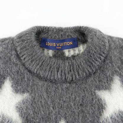 Louis Vuitton American Flag Mohair Knit Sweater - Gray X White Rm192