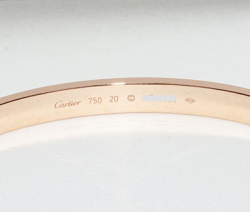 Cartier Bracelet Bangle 18K Pink Gold Love Bracelet B60674
