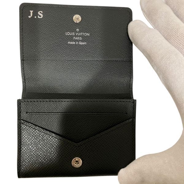 Louis Vuitton Taiga Envelop Carte De Visite NM M64595 Card Case Branded