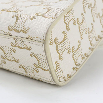 Celine Mini Vertical Cabas 2WAY Triomphe Canvas 19437 2BZK Handbag PVC Leather