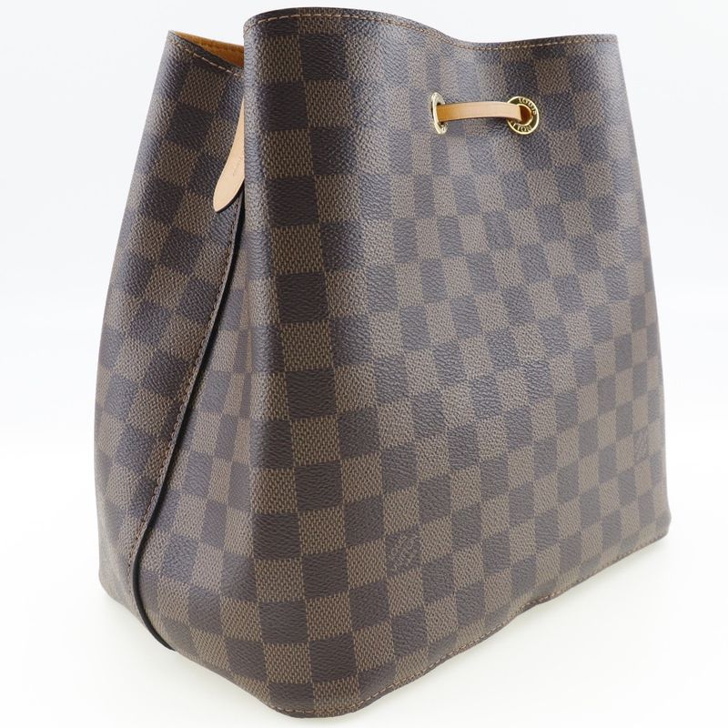 Louis Vuitton Neonoe N40213 Damier Canvas Brown Ah1220 Ladies Shoulder Bag