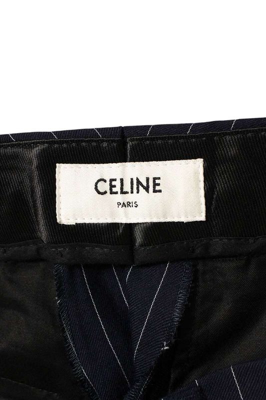 Celine 2p085399u Striped Slack Long Pants Men 46