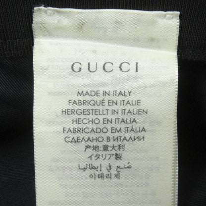 Gucci 576587 GG Canvas GG Marmont Logo Gold Hardware Bucket Hat Black L/59cm