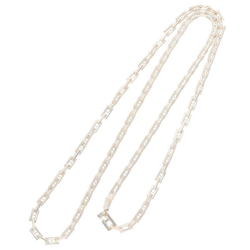 Hermes Hera Cles Silver Necklace Men's 42cm (16.54in)