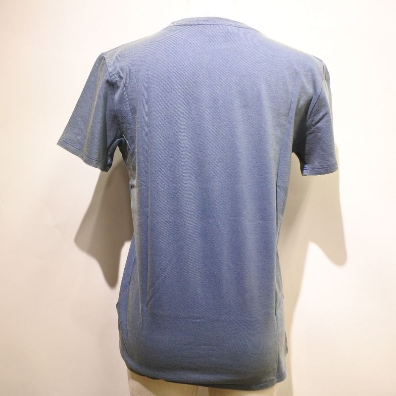 Gucci Cone Logo Cotton Blue Kids Short Sleeve T-shirt