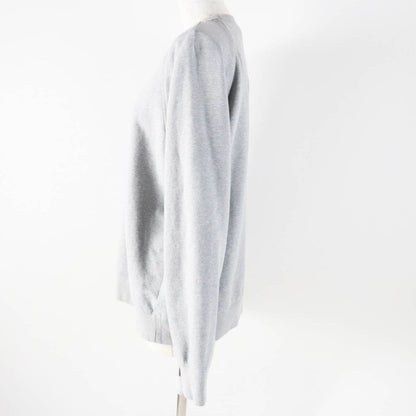 Prada 23SS 134668 Triangle Logo/triangle Logo Plate Oversized Sweatshirt Grey