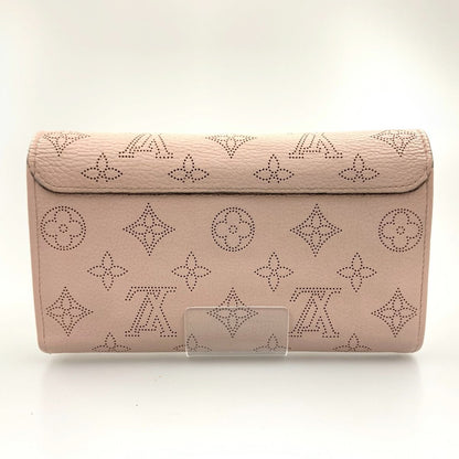 Louis Vuitton Mahina Portefeuille Iris Bifold Long Wallet M60145 Light Pink