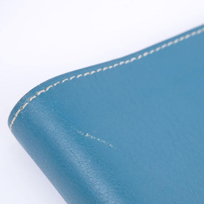 Hermes Agenda PM Blue Jean Swift Notebook Cabas - J Engraved