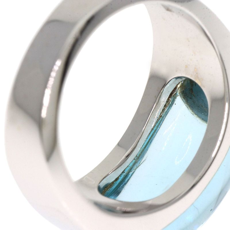 Bvlgari Bulgari Tronchetto Blue Topaz Ring - Ring 18K White Gold Ladies