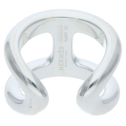 Hermes Osmose GM Osmose GM Silver Ring Men's 53 13