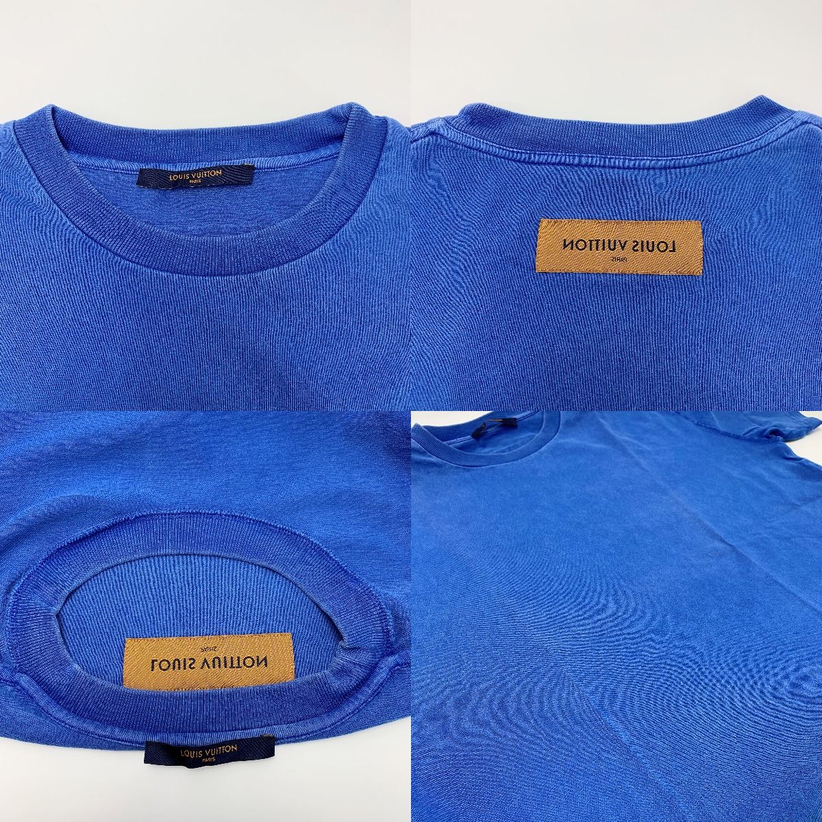 Louis Vuitton Rm201q Jyn Hiy47w Blue Men's Clothing Size M