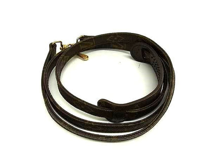 Louis Vuitton Monogram Bag Shoulder Strap Crossbody Women's Brown Da7041