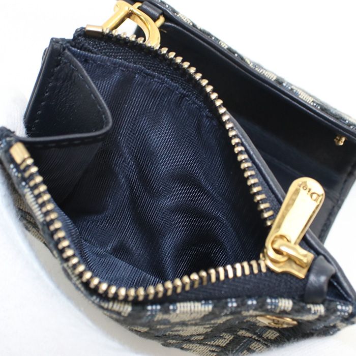 DIOR Lotus Wallet Saddle S5652 CTZQ M928 Bifold Wallet Dior Oblique Cles Deuce