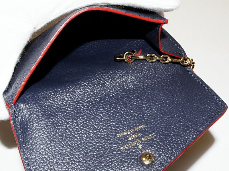 Louis Vuitton Coin Case Key Case Monogram Empreinte Marine Rouge Pochette Cles