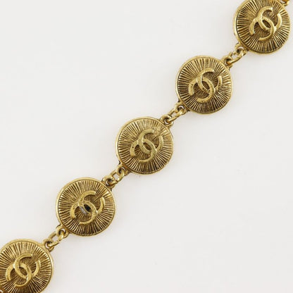 Chanel Coco Mark 31 RUE Cambon Vintage Gold Plated Ladies 40g Bracelet