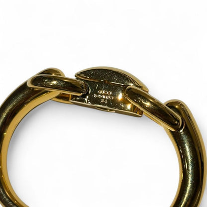 Gucci OLD Vintage Tom Ford Period Horsebit Bangle Women's Gold FREE