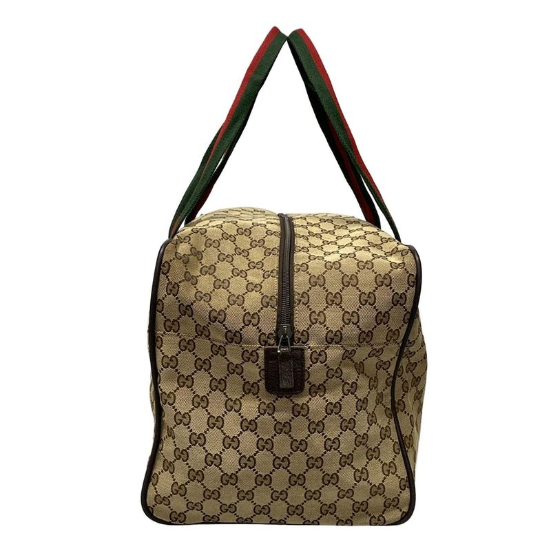 Gucci Boston Bag GG Patternsherry (web) 153240 Dark Brown X Beige X Multi Main