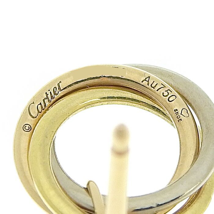 Cartier Trinity Earrings 18K Yellow Gold 18K White Gold 18K Pink Gold 750 Three
