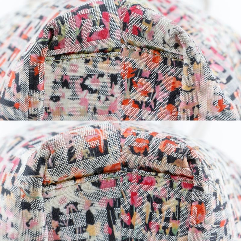 Fendi Zucchino 8bh214 Canvas Pink Ladies Tote Bag