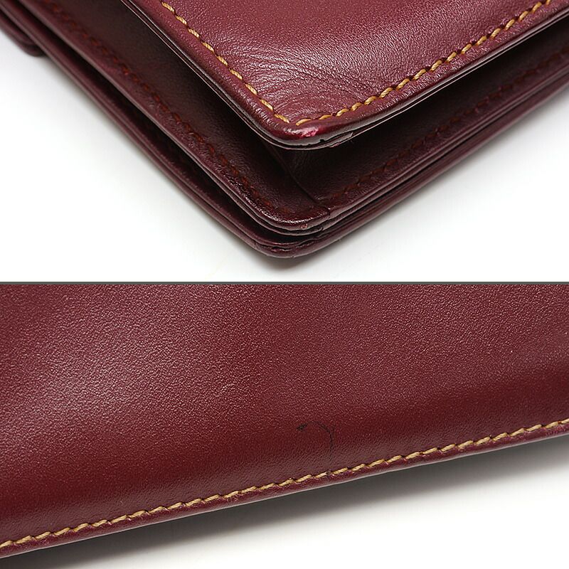 Cartier Shoulder Bag Must Bordeaux Crossbody