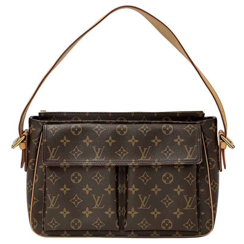 Louis Vuitton Bag Monogram Women's Brand Shoulder Bag Viva Cité GM M51163 Brown