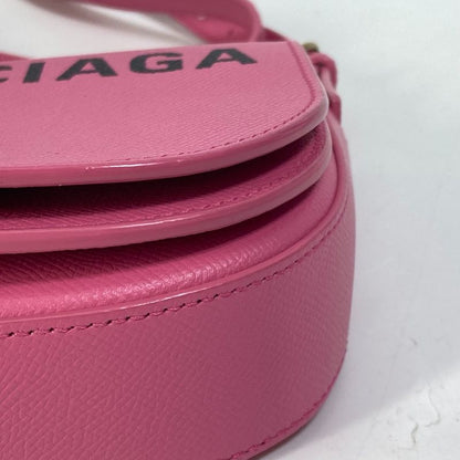 Balenciaga Shoulder Bag Ville Di 550639 Leather Pink