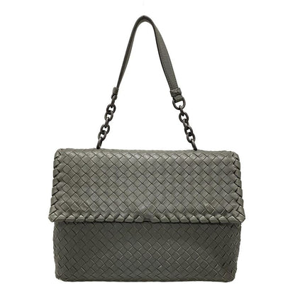 Bottega Veneta Handbag Medium Olympia Bag B04828865q Dark Grey Leather