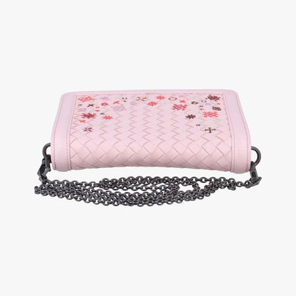 Bottega Veneta Intrecciato Nappa Meadow Flower Mini Pink And Multicolor