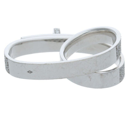 Hermes Kelly Gavroche Double Ring 18kwg Diamond Ring Men's 52