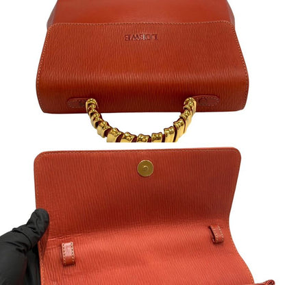 Loewe Logo Velazquez Twist Handle Leather