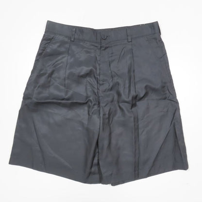 DIOR Tuck Shorts Slacks Half Pants Wide 03tc118a4817 Cupra Bottoms Black 48