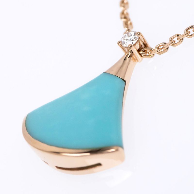 Bulgari Diva Dream Necklace 750pg Pink Gold 43cm (16.93in)-41cm