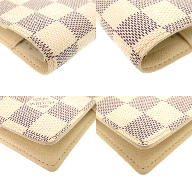 Louis Vuitton Agenda PM Damier Azure R20706 Notebook Cabas White LV 1225 Louis