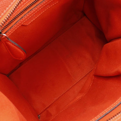 Celine Luggage Micro Shopper Leather Red Ladies Handbag