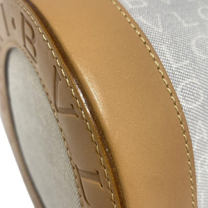 Bvlgari Handbag B-zero1 (bag) Light Gray And Brown Drum Bag Leather