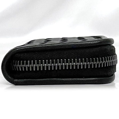 Bottega Veneta Coin Case Black Intrecciato Coin Purse Excellent Condition