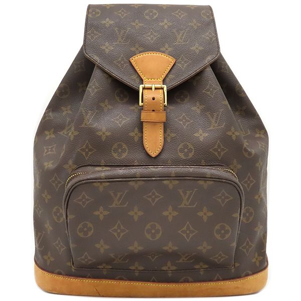 Louis Vuitton Backpack Daypack Montsouris gm Monogram Canvas Monogram Gold