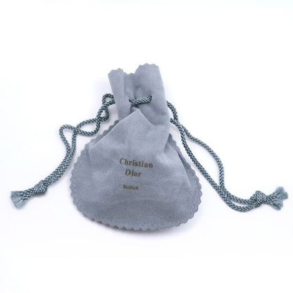 [dior] Christian Dior CD Logo Gold Plated And Rhinestone Ladies 12.5g Necklace