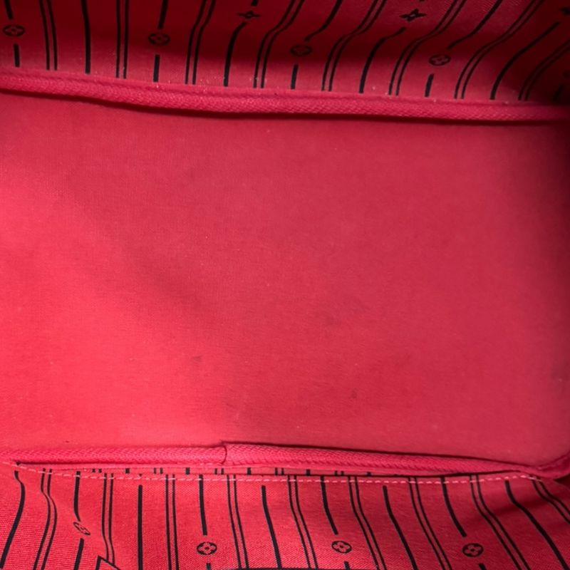 Louis Vuitton Neverfull MM Damier Tote Bag Damier Canvas N51105 Brown Ladies