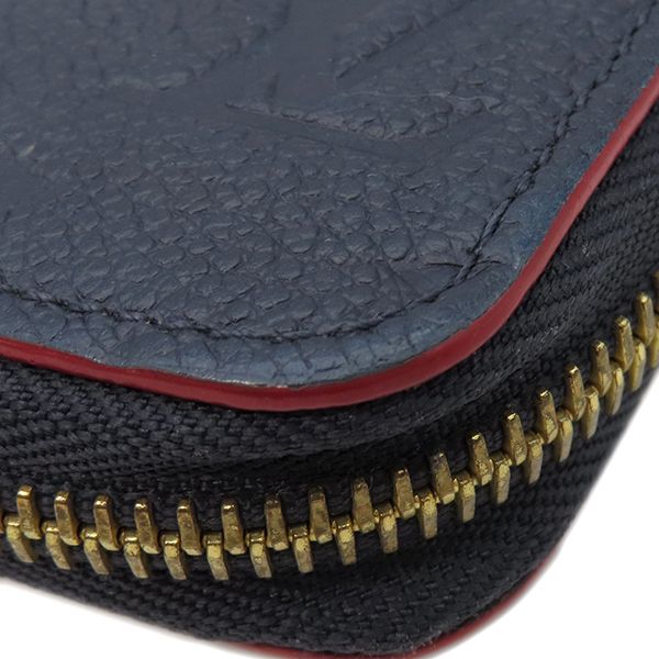 Louis Vuitton Long Wallet Zippy Wallet Monogram Empreinte Marine Rouge Gold