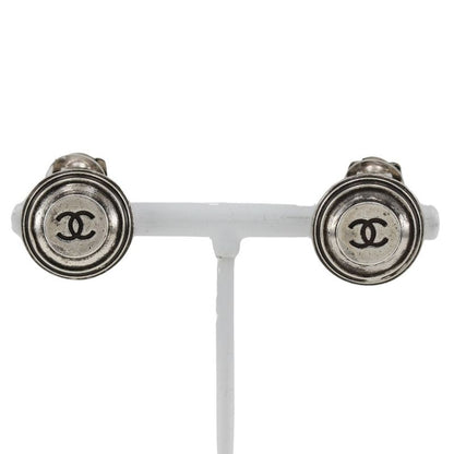 Chanel Coco Mark Metal Silver 99P Ladies 11.7g Earring