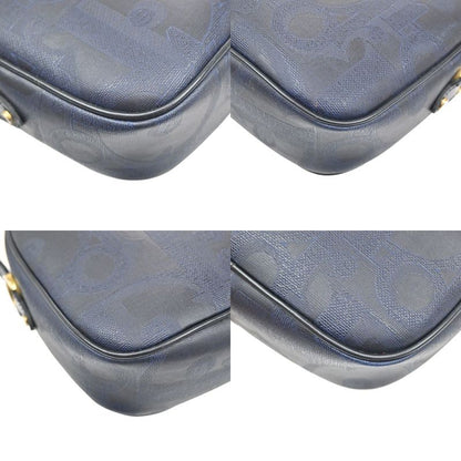 Christian DIOR Shoulder Bag Navy Leather 32ka674